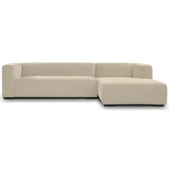 2,5- zits Lounge/Hoekbank Glasgow - Cream (Lounge Links) - Loft24.nl