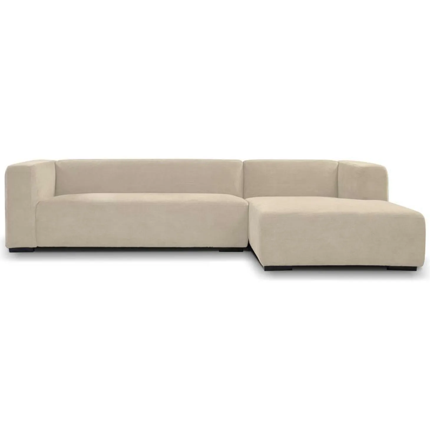 2,5- zits Lounge/Hoekbank Glasgow - Cream (Lounge Links) - Loft24.nl