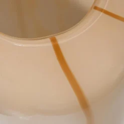 Arles vaas glas met streep naturel - Loft24.nl