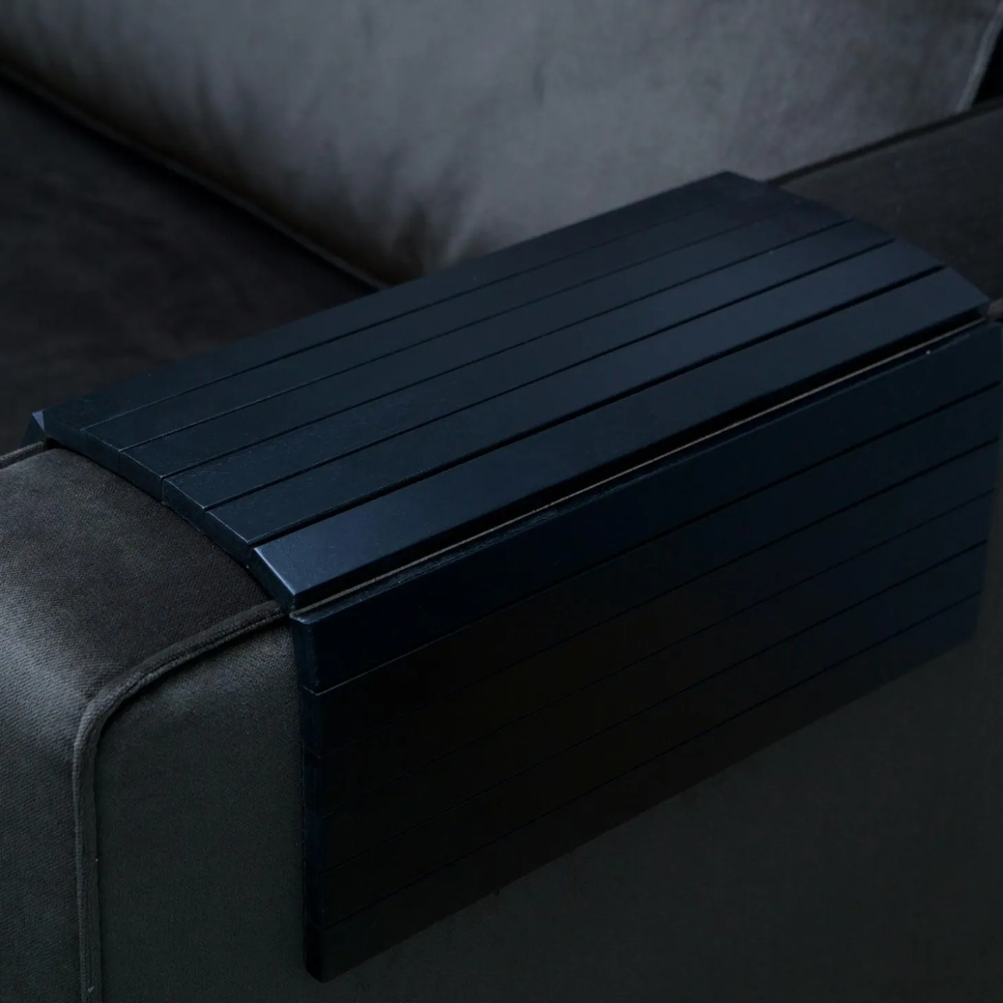 Armleuning xl flexibel dienblad zwart - xl - Loft24.nl