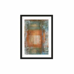 Art Print Blue Ocker Abstract 1 - zelf samenstellen - Loft24.nl