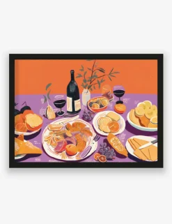 Art Print Burgundian Table - zelf samenstellen - Loft24.nl