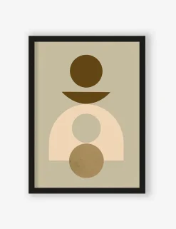 Art Print Forma 4 Beige - zelf samenstellen - Loft24.nl