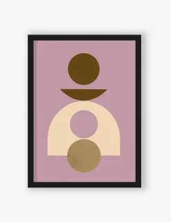 Art Print Forma 4 Lilac - zelf samenstellen - Loft24.nl