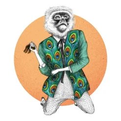 Art Print Monkey - zelf samenstellen - Loft24.nl