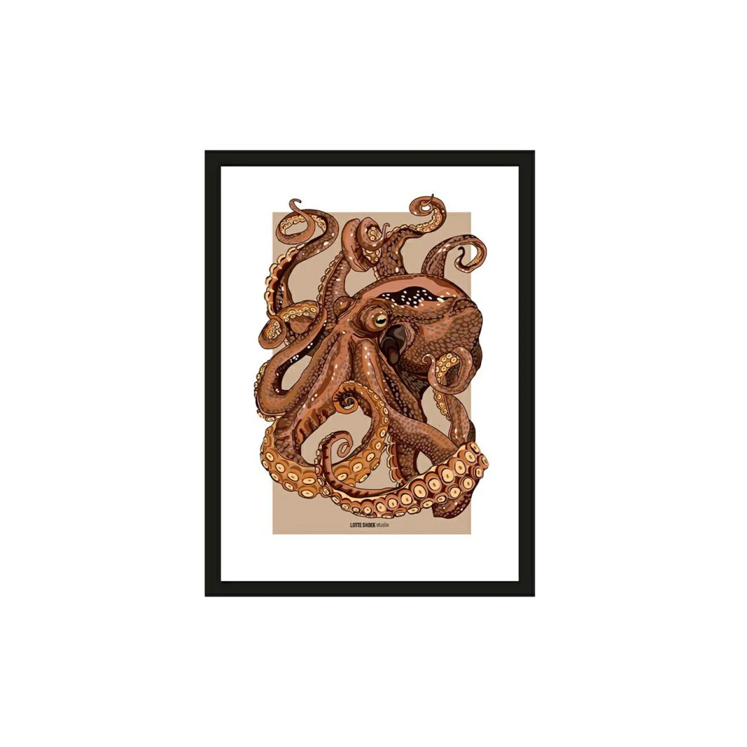 Art Print Pulpo - zelf samenstellen - Loft24.nl
