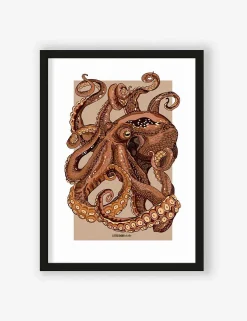 Art Print Pulpo - zelf samenstellen - Loft24.nl
