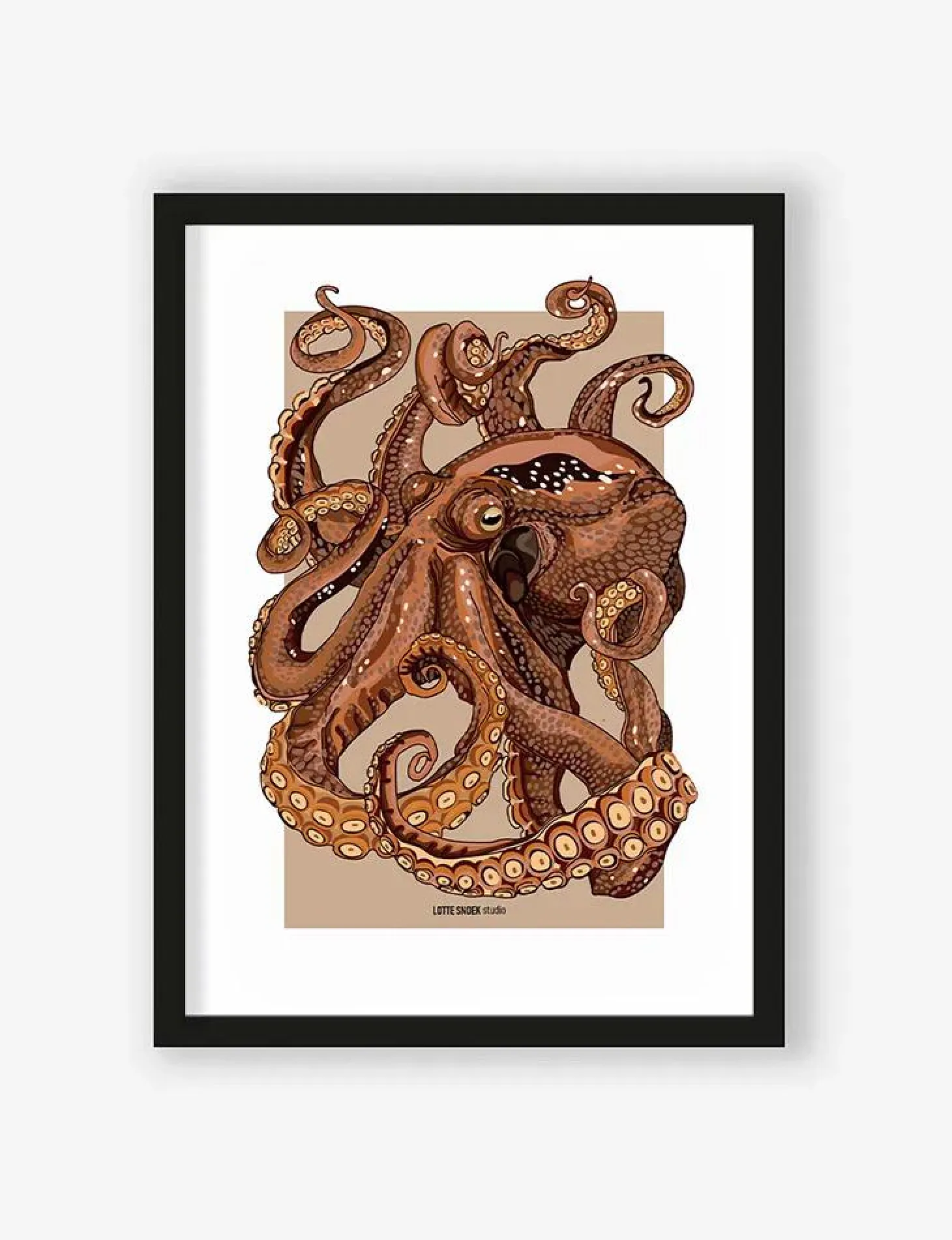 Art Print Pulpo - zelf samenstellen - Loft24.nl
