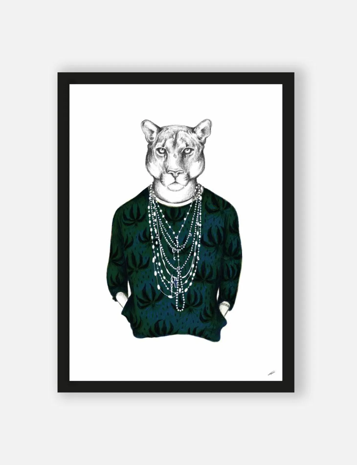 Art Print Puma - zelf samenstellen - Loft24.nl
