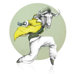 Art Print Wildebeast - zelf samenstellen - Loft24.nl