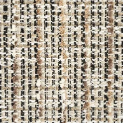 Bankje Lottie Geweven stof en eikenhout 143cm - Taupe - Loft24.nl