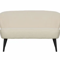 Bankje Sara Bouclé, kleur Crème - Loft24.nl