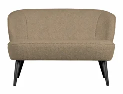 Bankje Sara Teddy 110cm - Zand - Loft24.nl