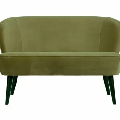 Bankje Sara Velvet - Army - Loft24.nl