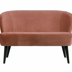 Bankje Sara Velvet - Oud Roze - Loft24.nl