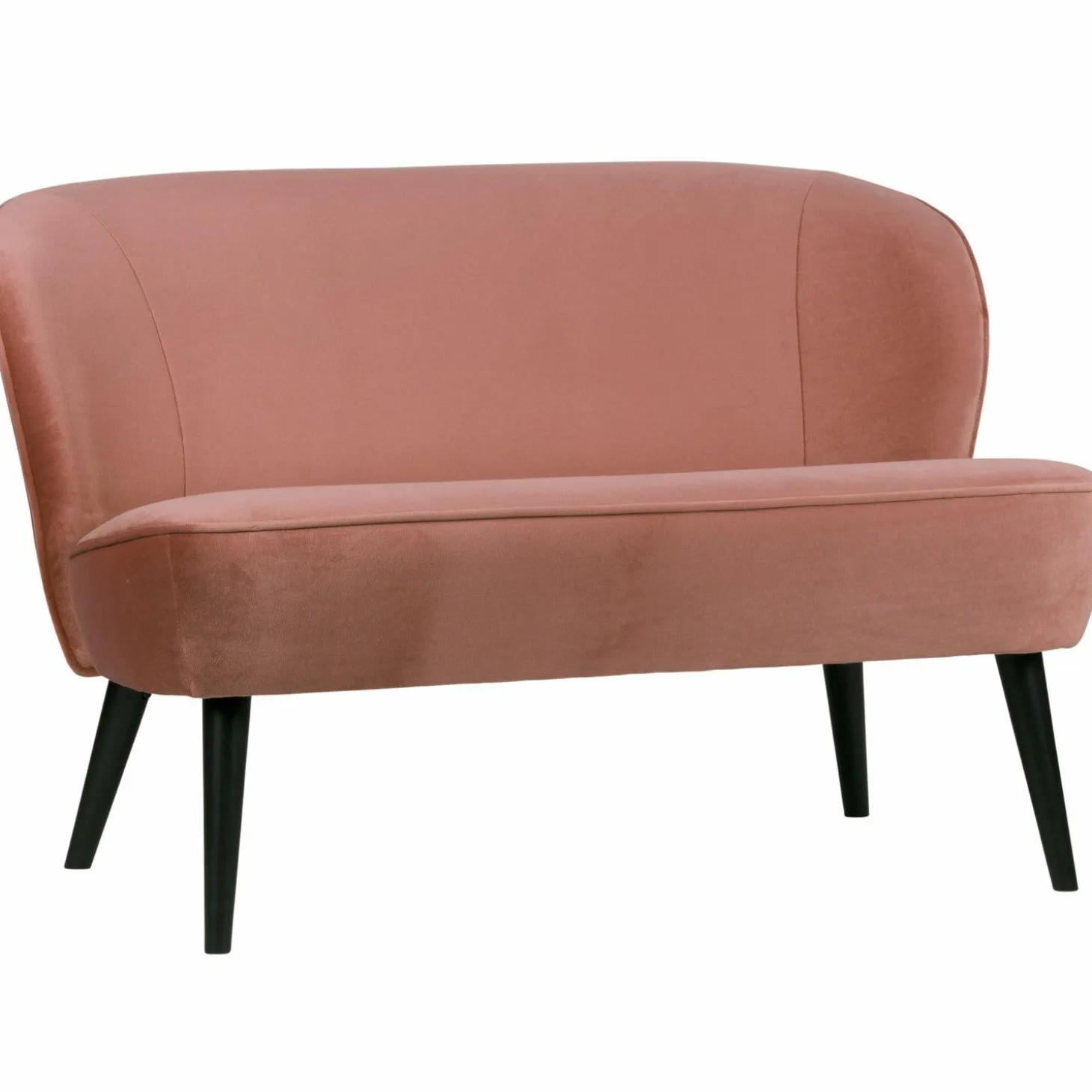 Bankje Sara Velvet - Oud Roze - Loft24.nl