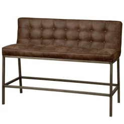 Barbank Vasco 110 cm Bruin (zithoogte 67 cm) - Loft24.nl