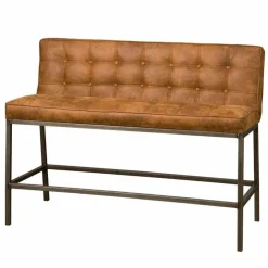 Barbank Vasco 110 cm Cognac (zithoogte 67 cm) - Loft24.nl