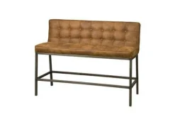 Barbank Vasco 130 cm Cognac (zithoogte 67 cm) - Loft24.nl