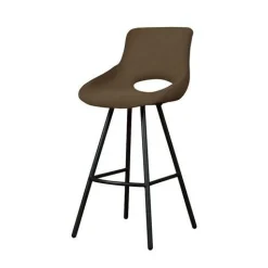 Barkruk Campo Teddy - Donkerbruin (zithoogte 65 cm) - Loft24.nl