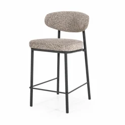 Barkruk Jari Taupe (zithoogte 66 cm) - Loft24.nl