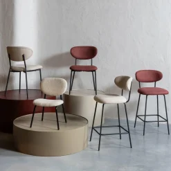 Barkruk Kjeld Geweven (zithoogte 66cm) - Loft24.nl