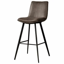 Barkruk Pamplona - Antraciet (zithoogte 75 cm) - Loft24.nl