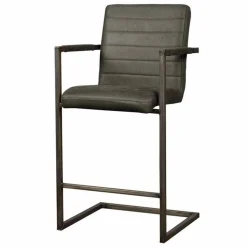 Barkruk Rocca - Antraciet (zithoogte 69 cm) - Loft24.nl