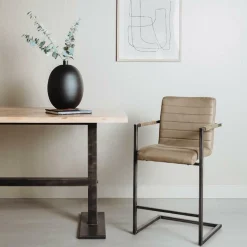 Barkruk Rocca - Groen (zithoogte 69 cm) - Loft24.nl