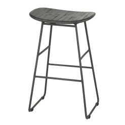 Barkruk Teca Vine Teakhout (zithoogte 61 cm) - Set van 4 stuks - Loft24.nl