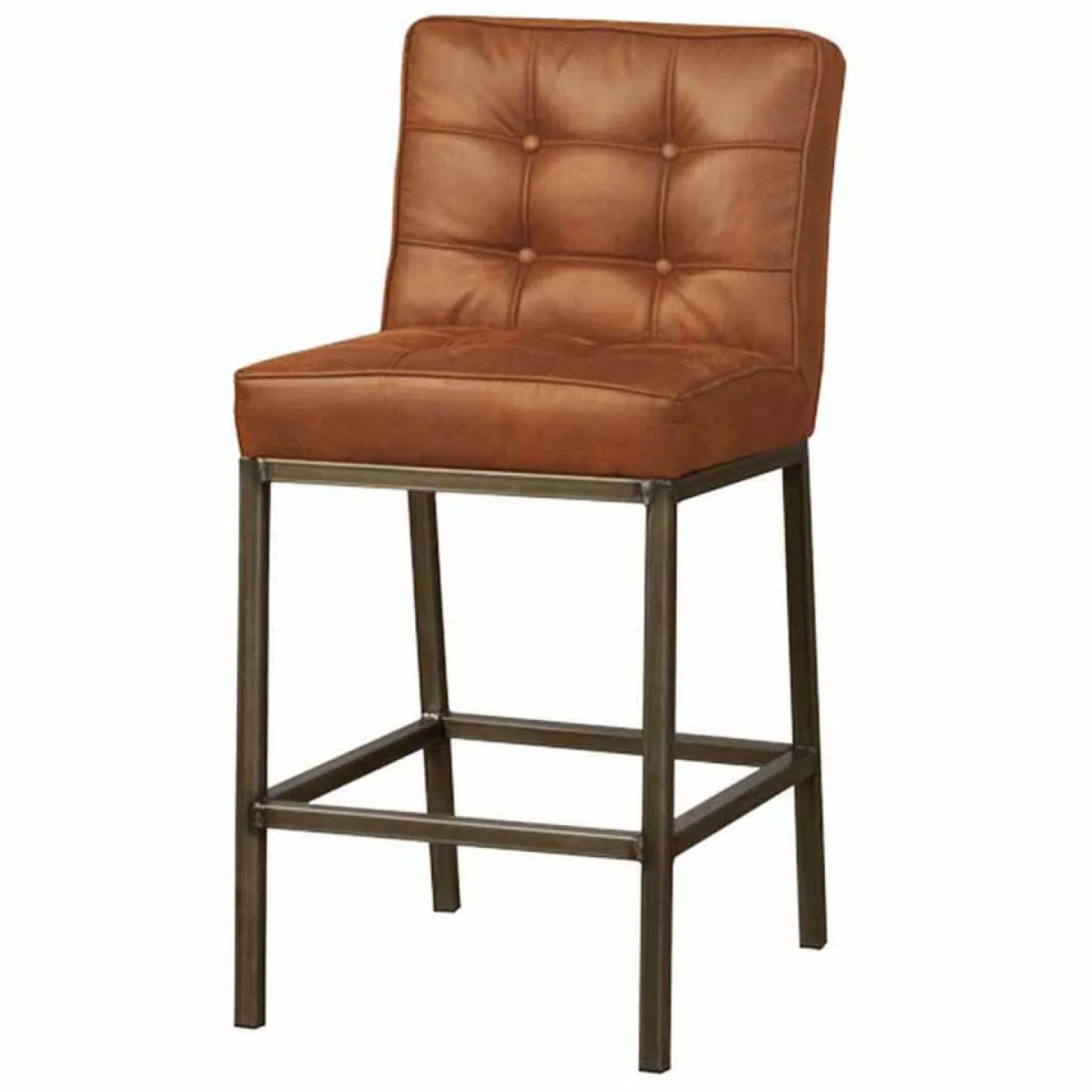 Barkruk Vasco - Cognac (zithoogte 67 cm) - Loft24.nl