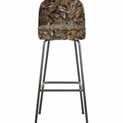 Barkruk Vogue - Bouquet Zwart (zithoogte 80 cm) - Loft24.nl