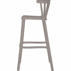 Barstoel Bliss - Taupe (zithoogte 76cm) - Loft24.nl