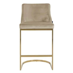 Barstoel Bolton Velvet - zithoogte 75cm - Loft24.nl
