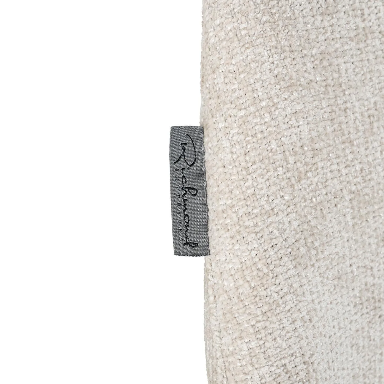 Barstoel Brooke Chenille Creme - zithoogte 67cm - Loft24.nl