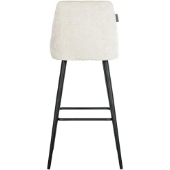 Barstoel Brooke Chenille Creme - set van 2 - Loft24.nl
