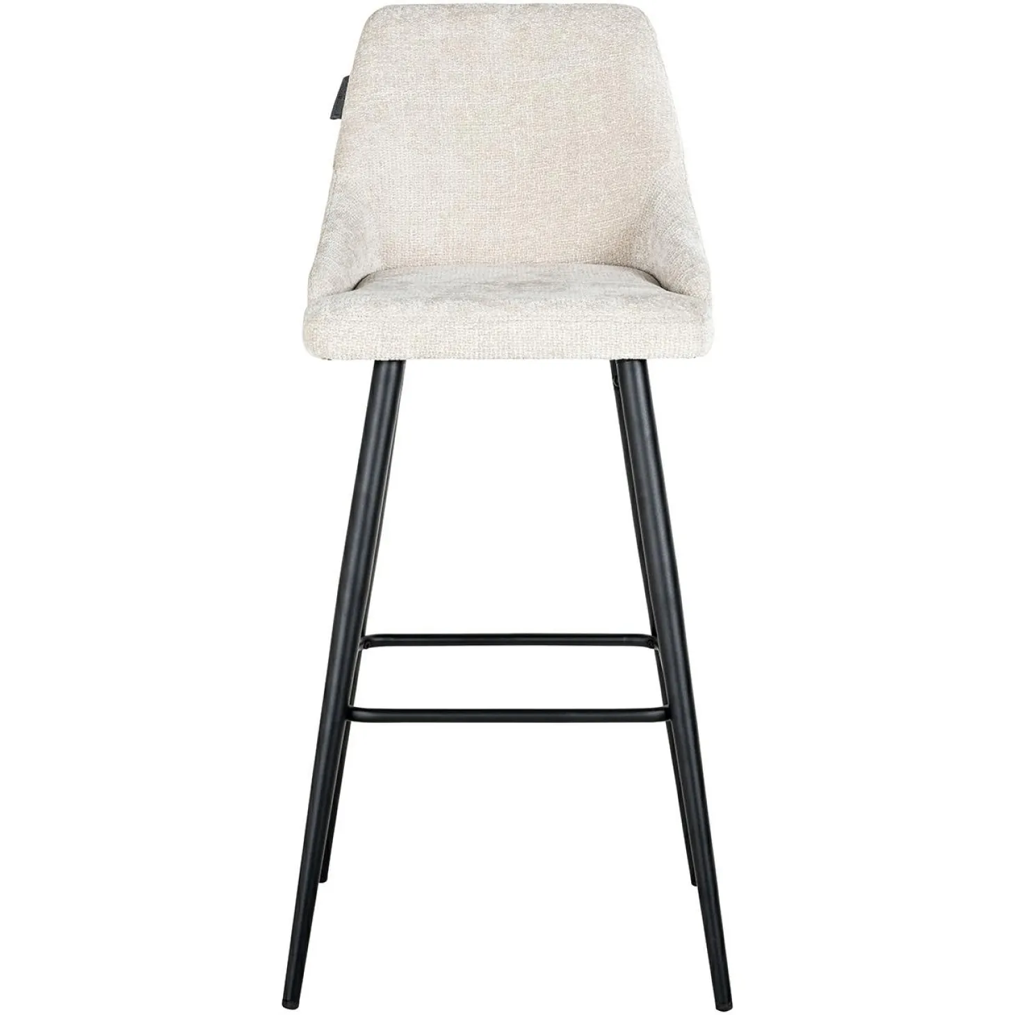 Barstoel Brooke Chenille Creme - set van 2 - Loft24.nl