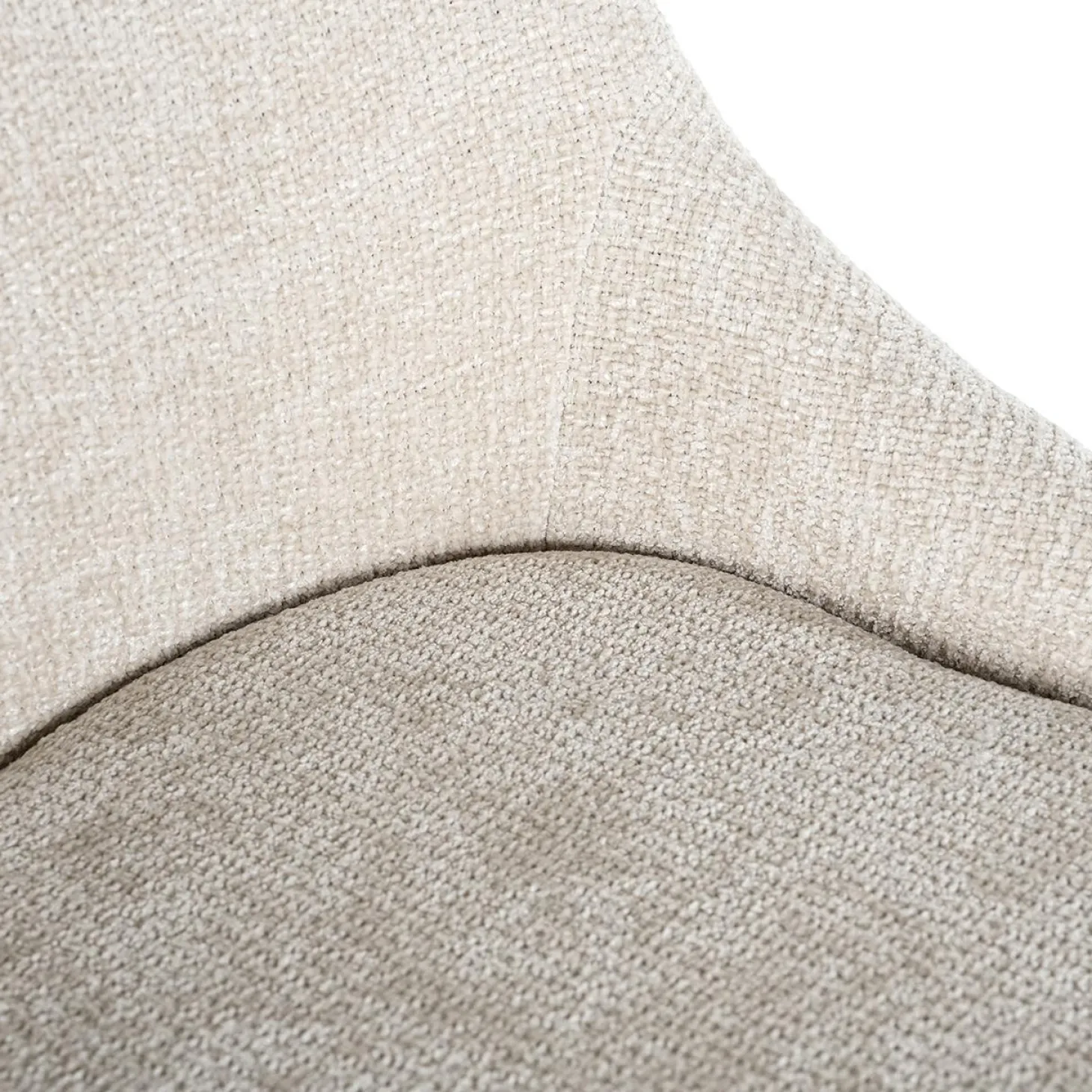 Barstoel Brooke Chenille Creme - set van 2 - Loft24.nl