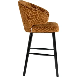 Barstoel Indigo Triangle Goud - zithoogte 76cm - Loft24.nl