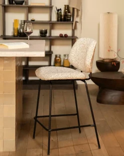 Barstoel Jon - Taupe Maywood - Loft24.nl