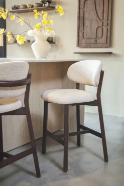 Barstoel Mikky Bruin - Beige - Loft24.nl