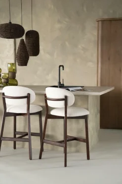 Barstoel Mikky Bruin - Beige - Loft24.nl