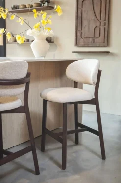 Barstoel Mikky Bruin - Beige - Loft24.nl