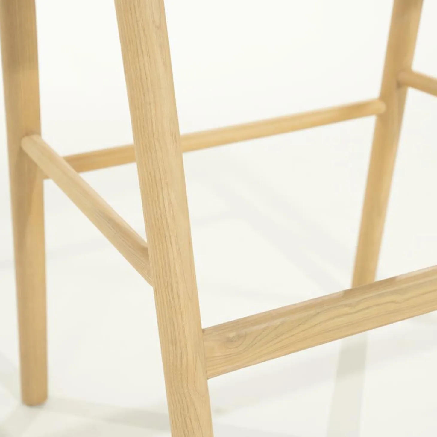 Barstoel Rayven Essen en stof Naturel (zithoogte 75cm) - Loft24.nl