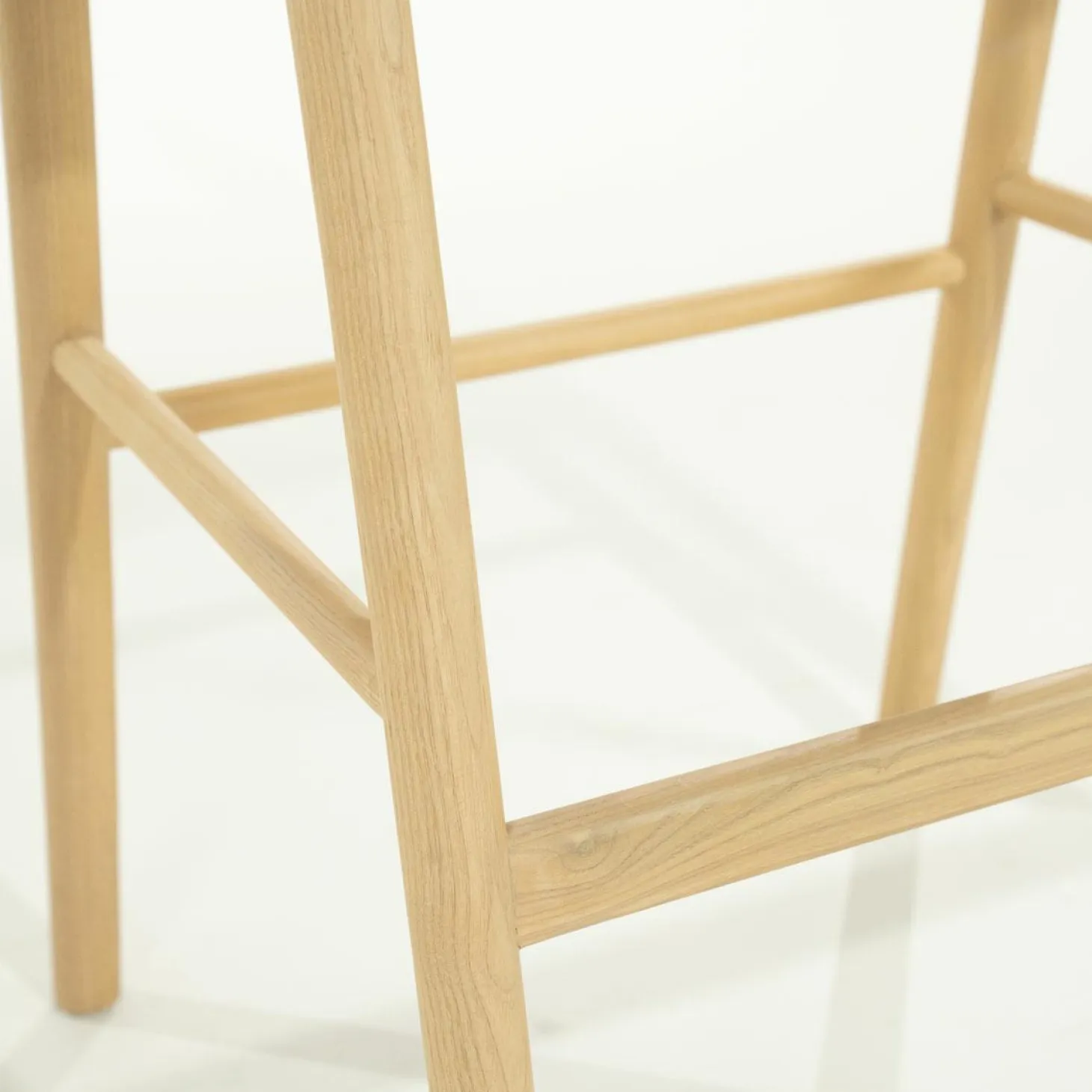 Barstoel Rayven Essen en stof Naturel (zithoogte 75cm) - Loft24.nl