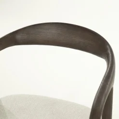 Barstoel Rayven Essen en stof Bruin (zithoogte 65cm) - Loft24.nl