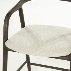 Barstoel Rayven Essen en stof Bruin (zithoogte 65cm) - Loft24.nl