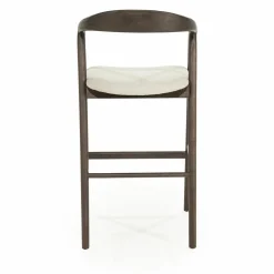 Barstoel Rayven Essen en stof Bruin (zithoogte 75cm) - Loft24.nl