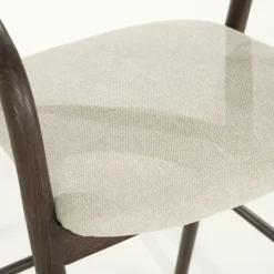 Barstoel Rayven Essen en stof Bruin (zithoogte 75cm) - Loft24.nl