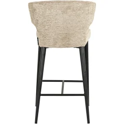 Barstoel Taylor Chenille Desert - zithoogte 67cm - Loft24.nl